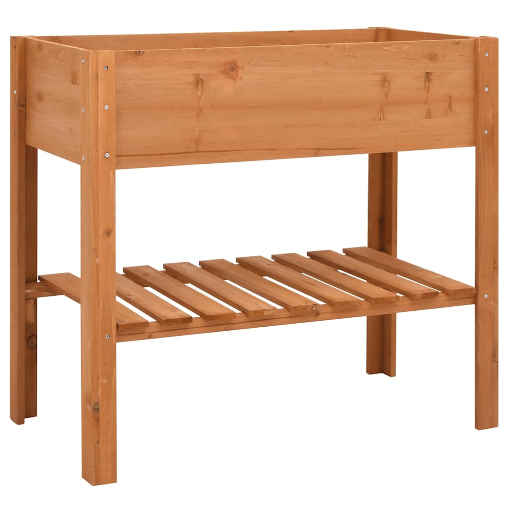 Jardinera De Madera De Abeto 88x43x80 Cm_1