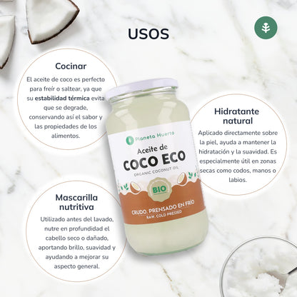 Planeta Huerto ECO Óleo de Coco 860 ml