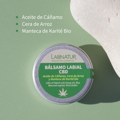 Bálsamo Labial CBD Labnatur 15 ml | Hidratante | Protector | Cuidado Diario_1