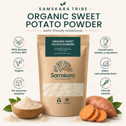 Boniato En Polvo Bio - 500G | Superalimento Ecológico Vegano Para Batidos, Smoothies Y Zumos, Sin Azúcares Añadidos_2