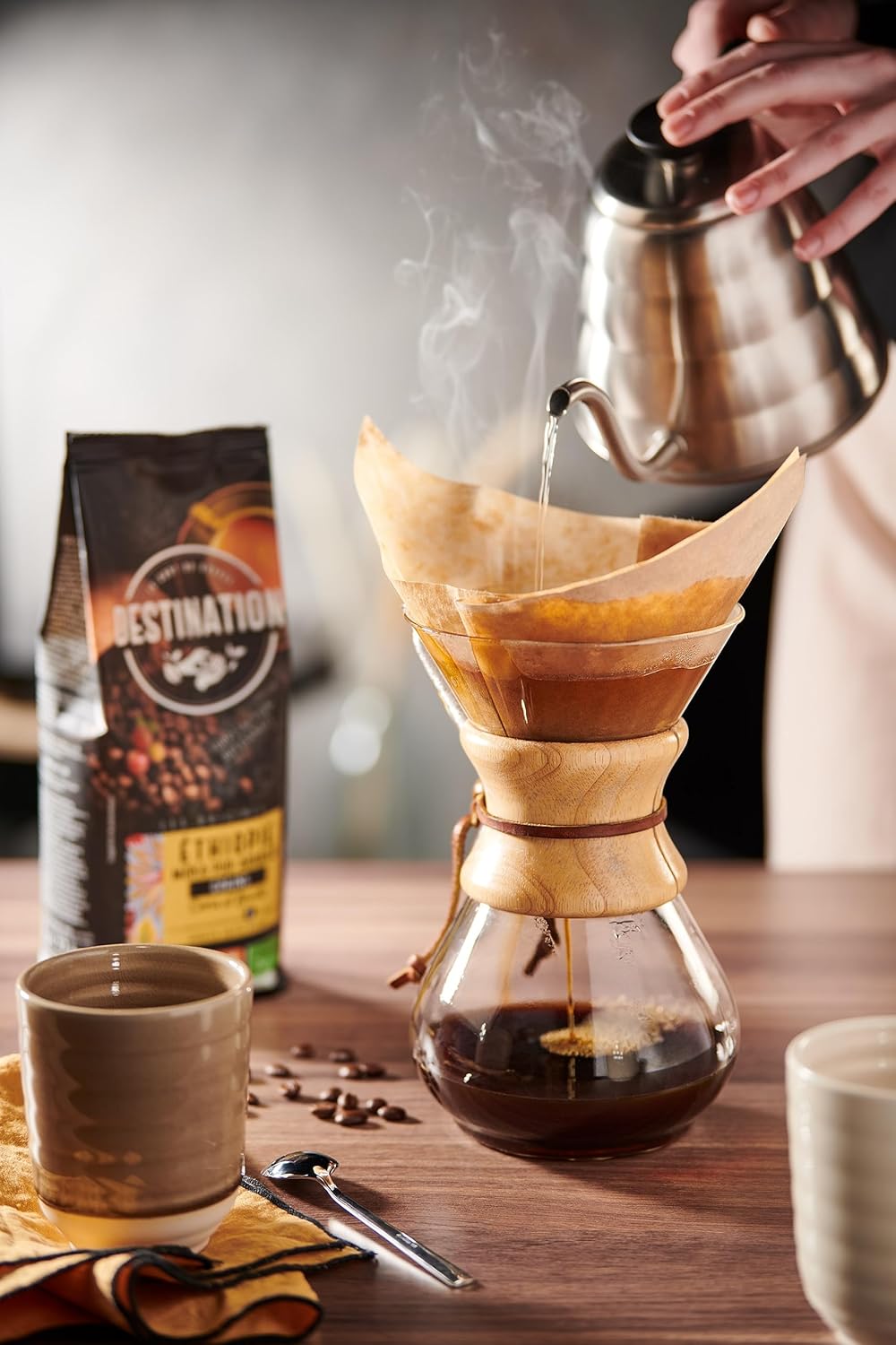 Café moído etíope mocha 100% arábica BIO Destination 250 g