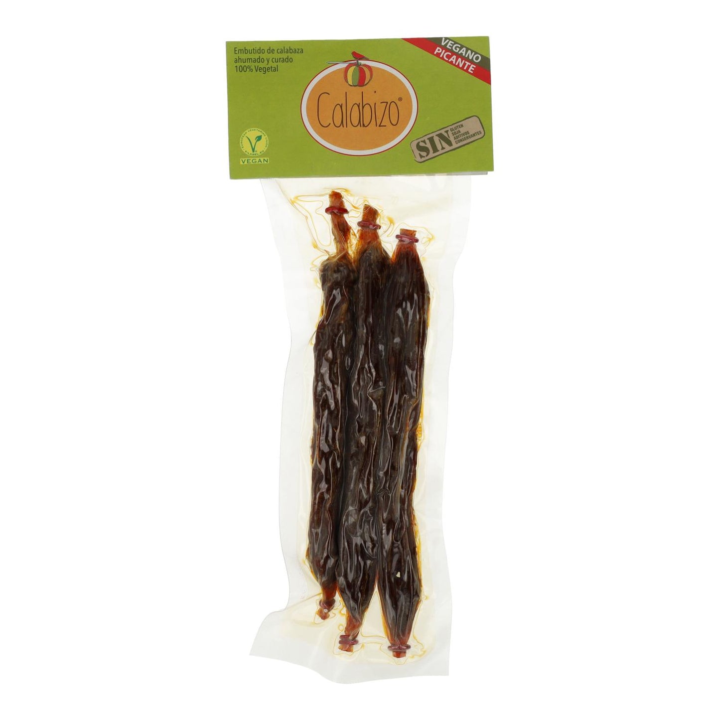 Calabizo de Abóbora Vegan Picante 120 g Embalagem com 3 unidades