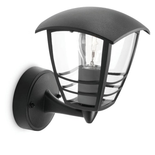 Aplique Exterior Pared 1x60w Negro Mod. Creek Philips_0