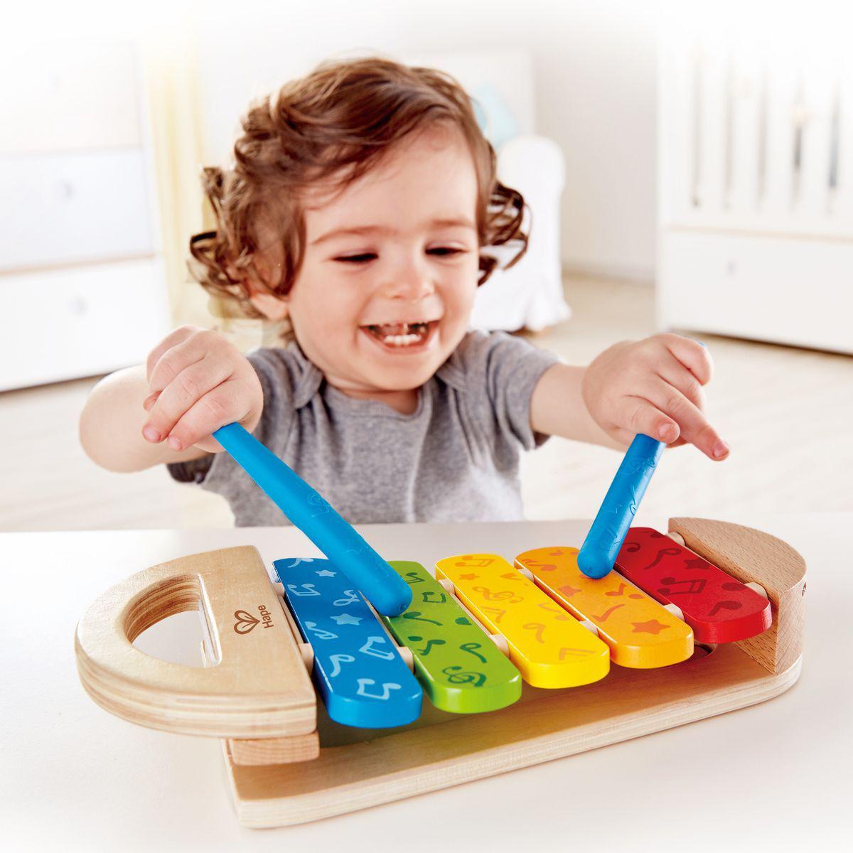 Xilófono Rainbow Xylophone Hape_3