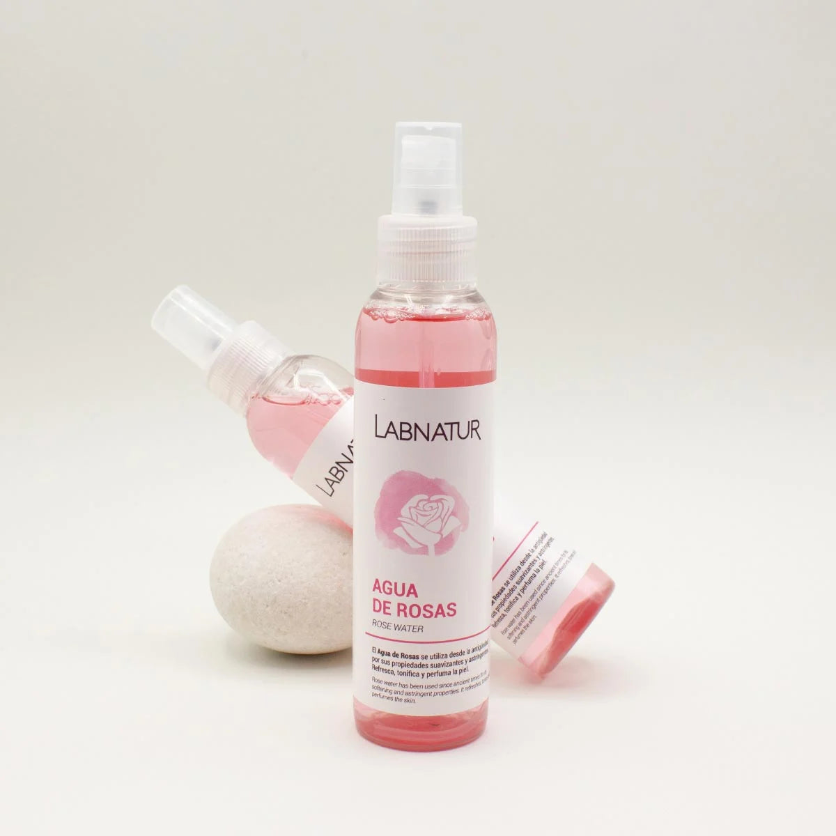 Agua de Rosas Labnatur 125 ml | Tónico Facial sin Alcohol | Tonifica, Hidrata y Refresca | Piel Mixta o Grasa | Vegano_1