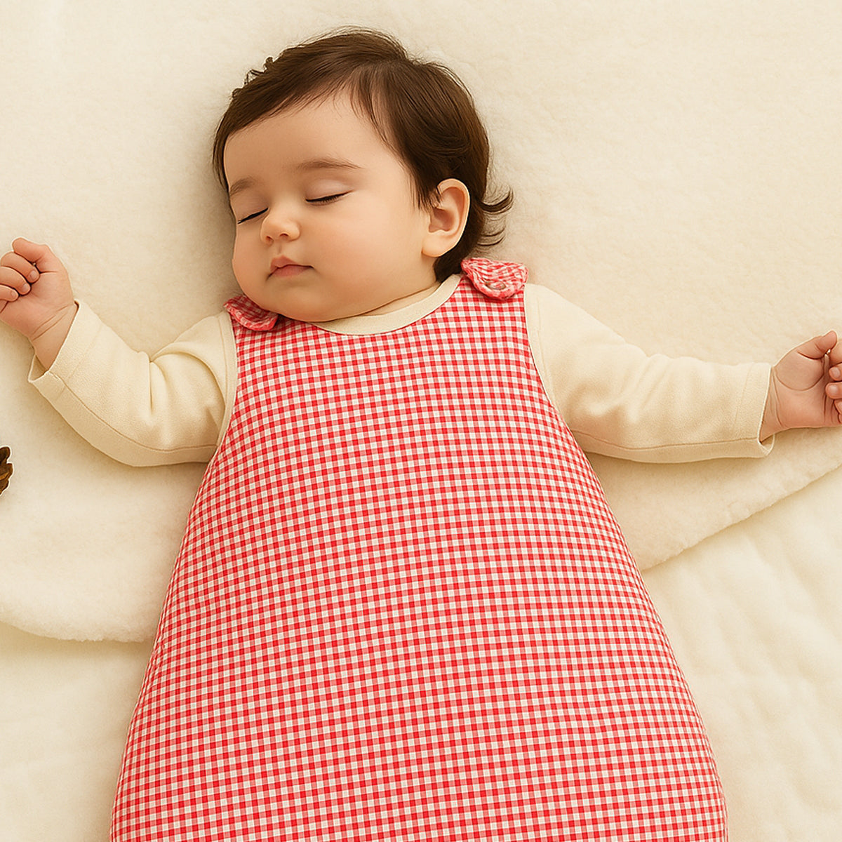 Saco De Dormir De Invierno De Algodón Orgánico Vichy_1