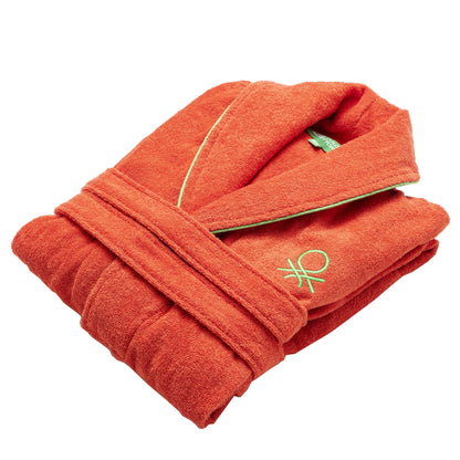 Albornoz L/xl 360gsm 100% Algodón Rojo Rainbow