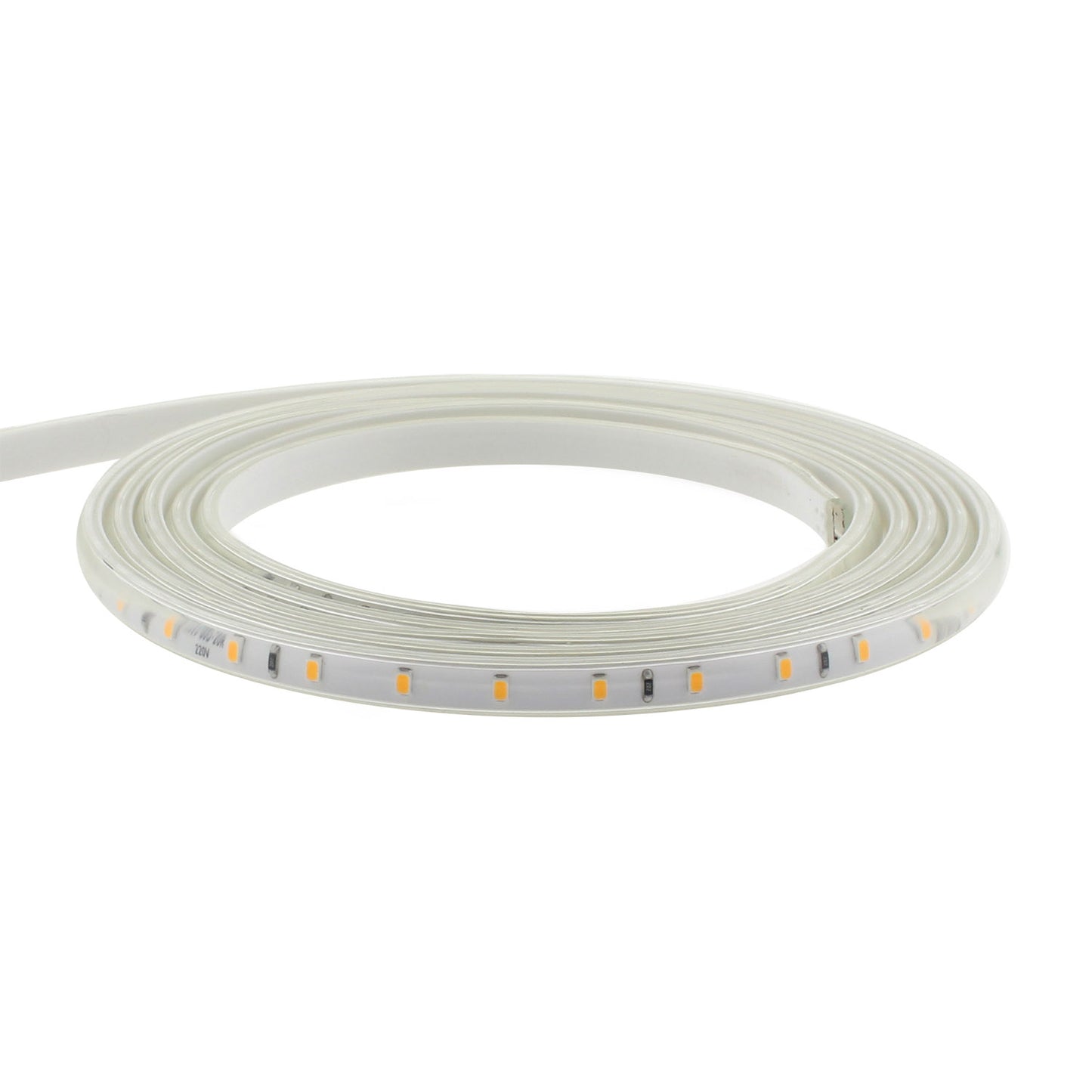 Tira Led 220v Smd2835, 60led/m, 1 Metro Con Conectores Rápidos, 20cm Corte, Blanco Frío_2