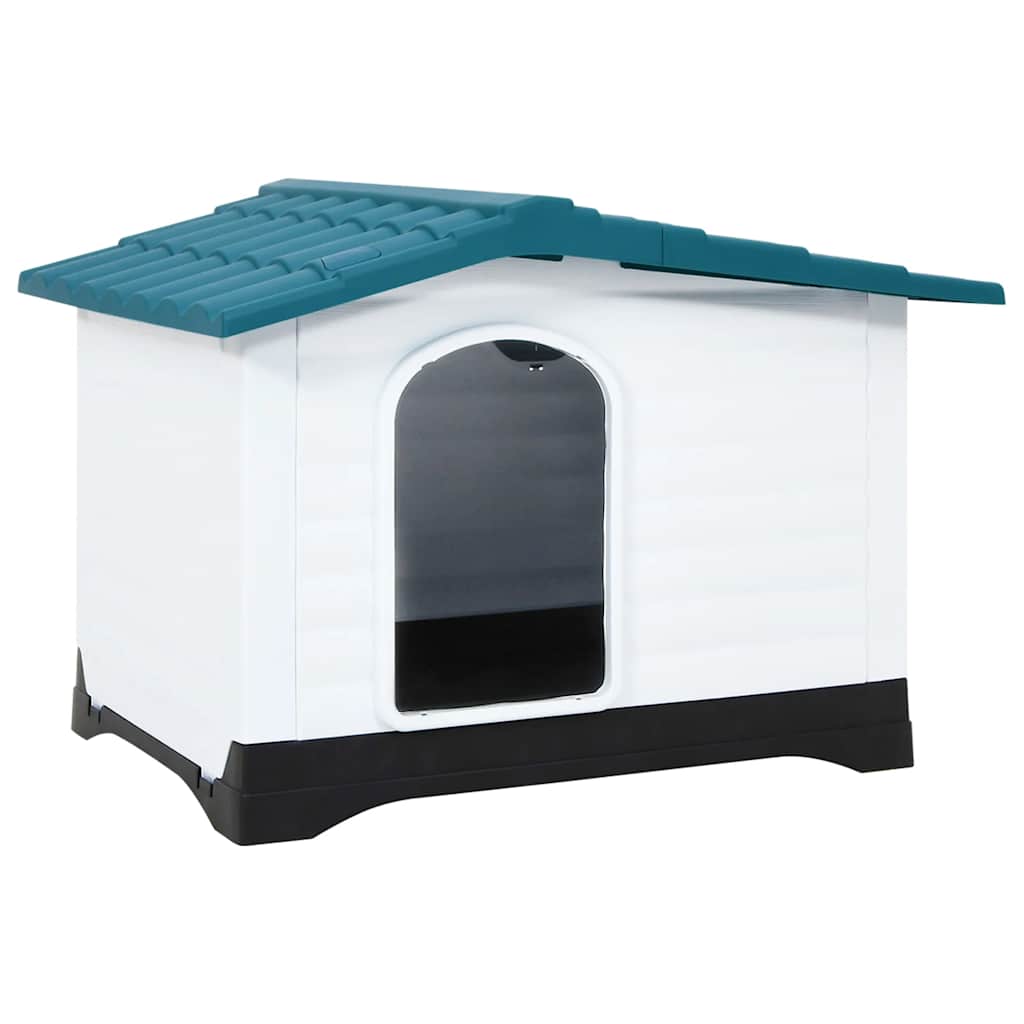 Caseta Para Perros Polipropileno Azul 90,5x68x66 Cm_1