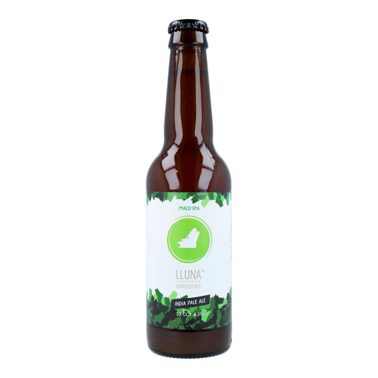 Cerveja Lluna Mald'Ipa com glúten Cerveses Lluna 33cl