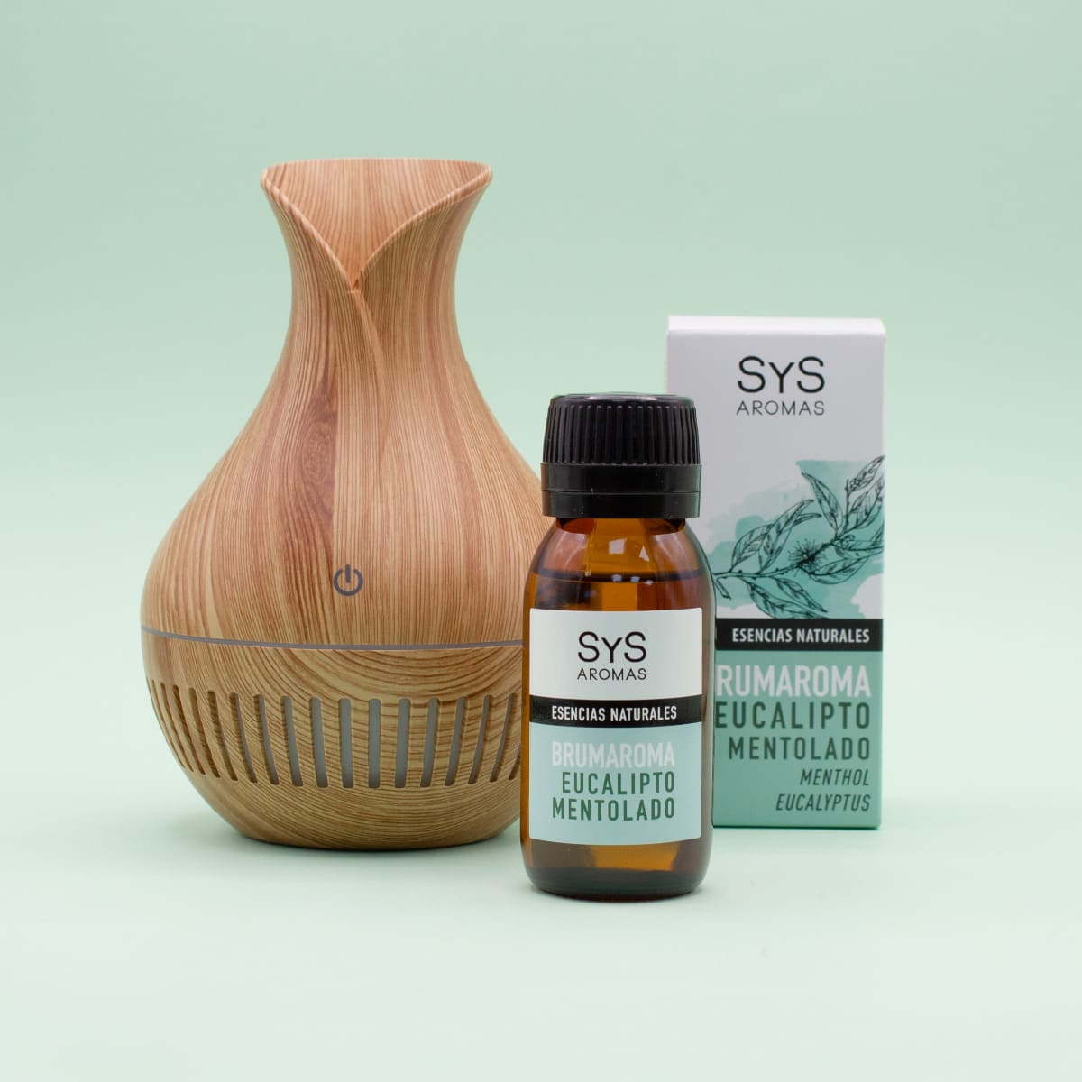 Esencia Hidrosoluble Eucalipto Mentolado SYS Aromas 50 ml | Aroma Herbal y Balsámico | Para Humidificadores y Difusores_1