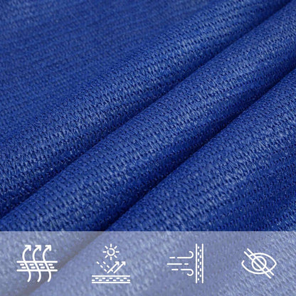 Vidaxl Toldo De Vela Cuadrado Hdpe Azul 160 G/m² 4,5x4,5 M_4