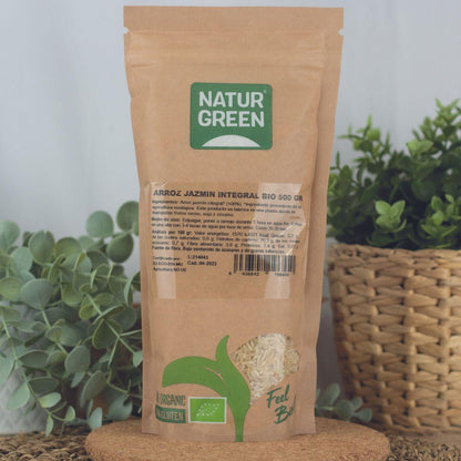 Arroz Jasmim Integral Biológico Naturgreen 500 g