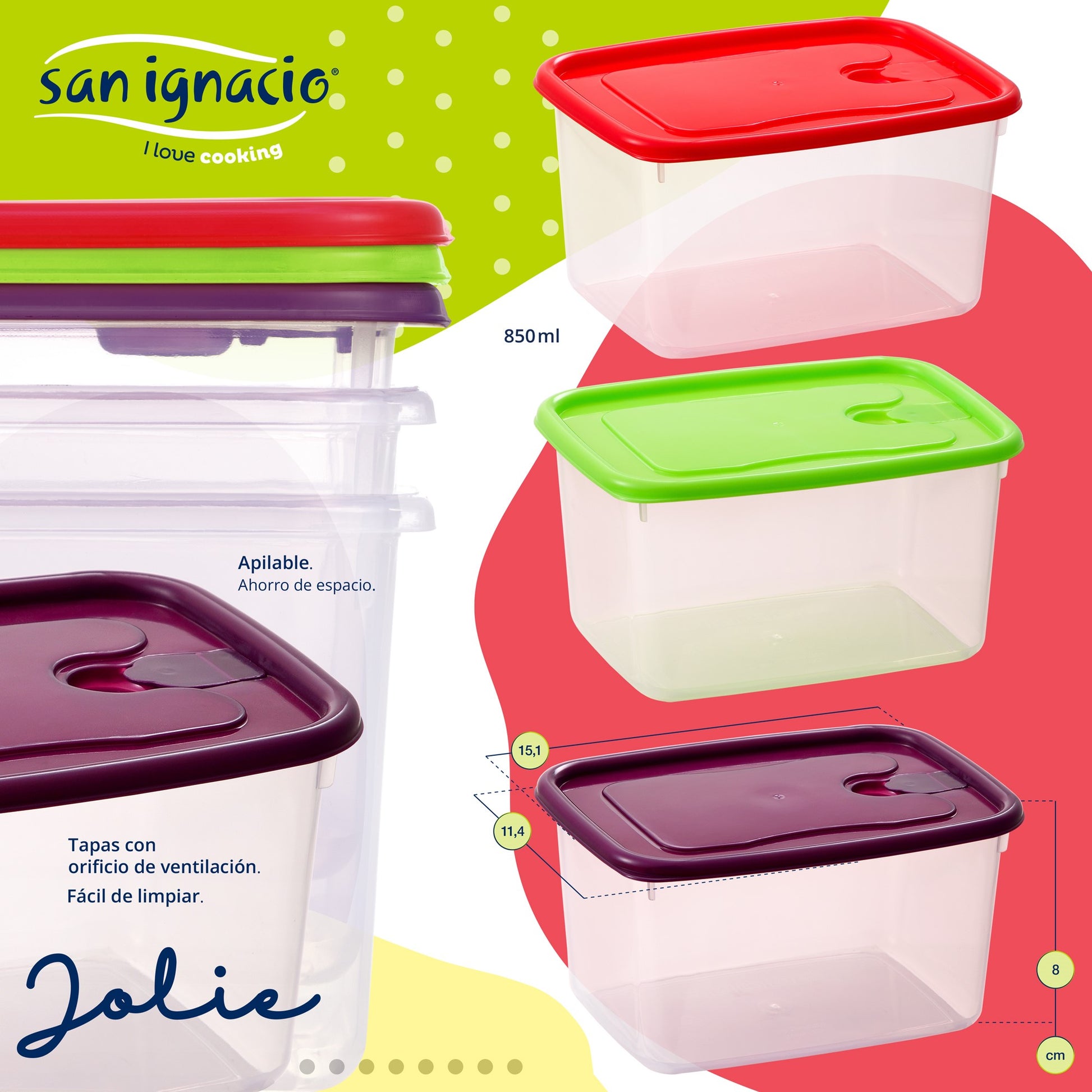 Juego De Batería De Cocina En Aluminio Prensado + Set De 3pc De Herméticos Plástico_2