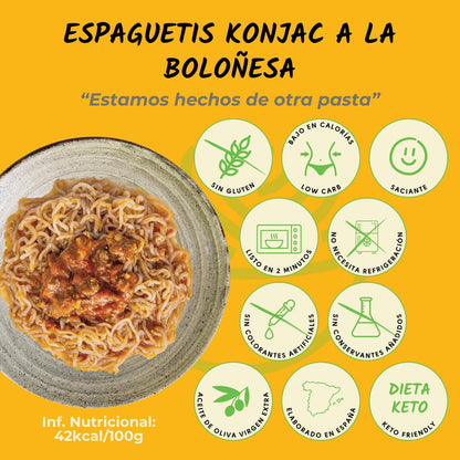 Esparguete à Bolonhesa Konjac The Konjac Shop 250g