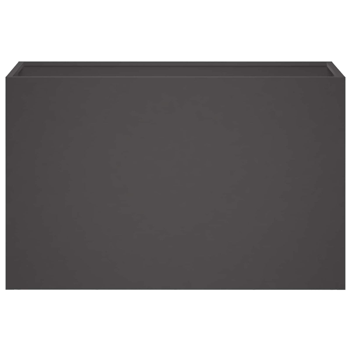 Macetero De Jardín 2 Uds. Negro 80 X 30 X 50 Cm_3