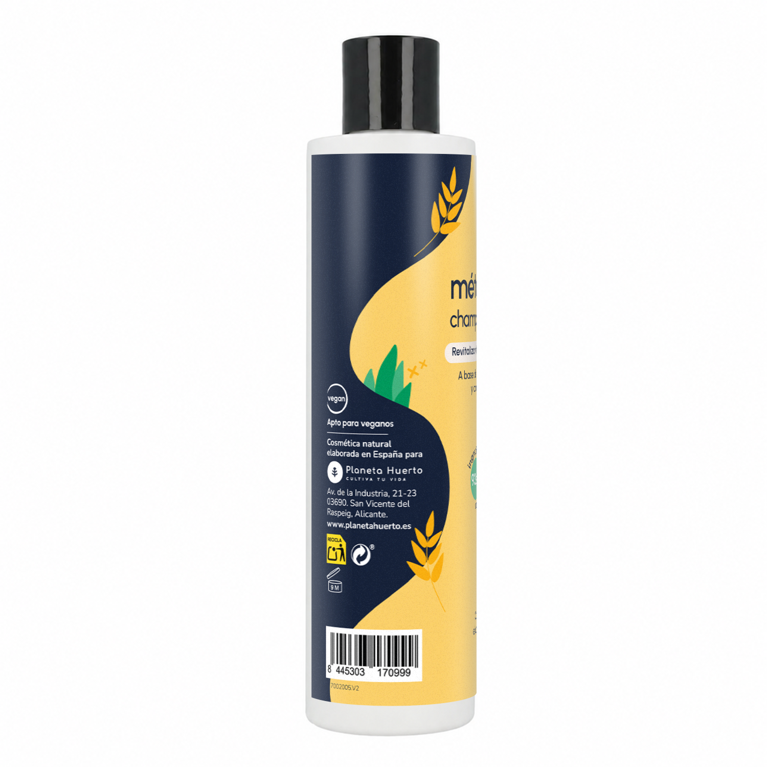 Champô de Proteína Hidrolisada Planeta Huerto Curly Method 250 ml