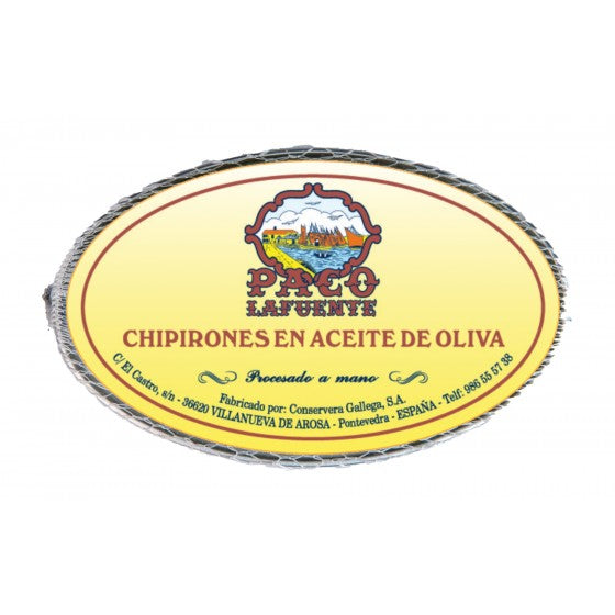 Chipirones en Aceite de Oliva (Pequeños) Paco Lafuente 111 g