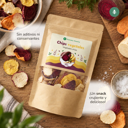 Planeta Huerto Chips de Legumes 70 g