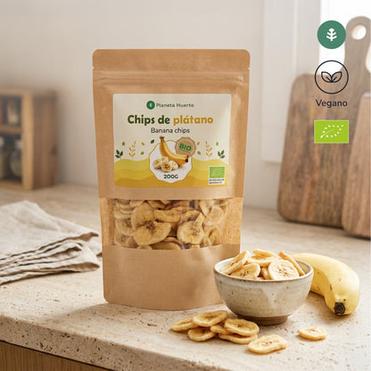 Chips de Banana ECO Planeta Huerto 800 g