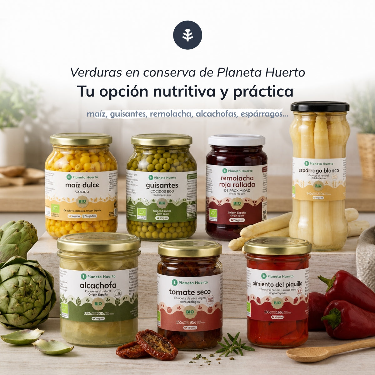 Tomate seco em azeite virgem extra ECO Planeta Huerto 155 g