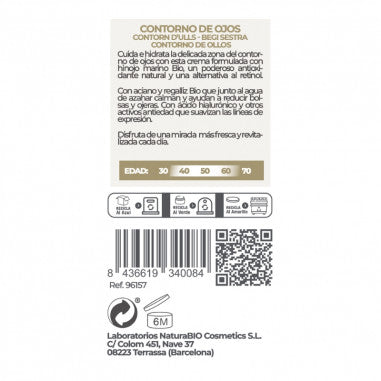 Contorno de Olhos Firmador de Funcho, NaturaBio Cosmetics, 50 ml