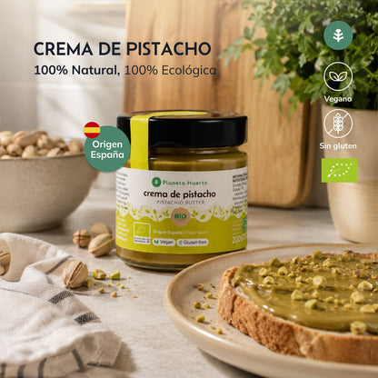 Crema de Pistacho suave 100% ECO Planeta Huerto 200 g