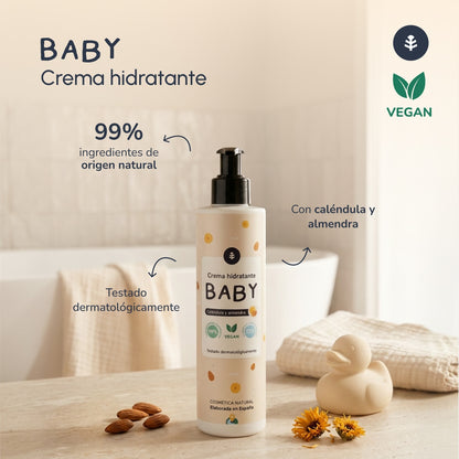 Creme Hidratante Infantil Planeta Huerto Calêndula e Amêndoa 250 ml