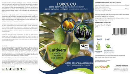 Cultivers Gluconato De Cobre. Abono Fertilizante Con Efecto Fungicida De Cobre Ecológico De 5 L Que Mejora El…_2
