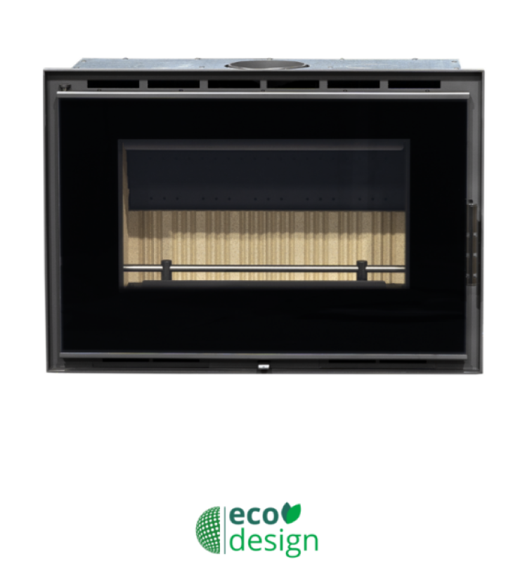Insertables Con Ventilación A Leña Metlor Modelo Elos 75 Vitrus_0