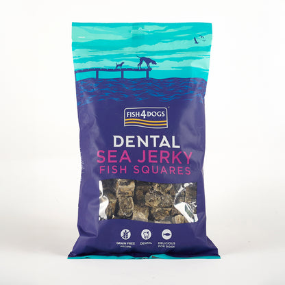 Fish4dogs Snack Dental Natural – Sea Jerky Fish Squares 10x115g_2