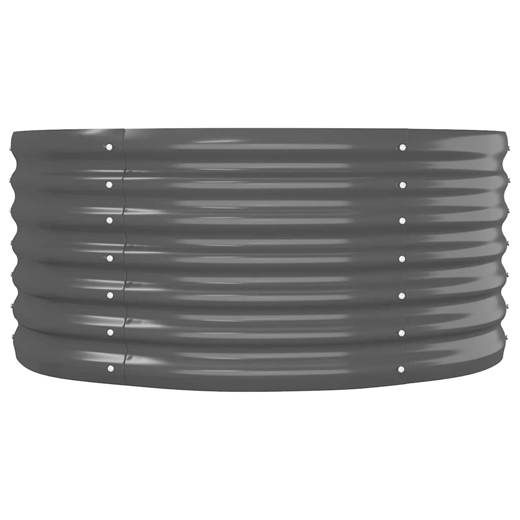 Jardinera Arriate Acero Galvanizado Antracita 152x80x36 Cm_3