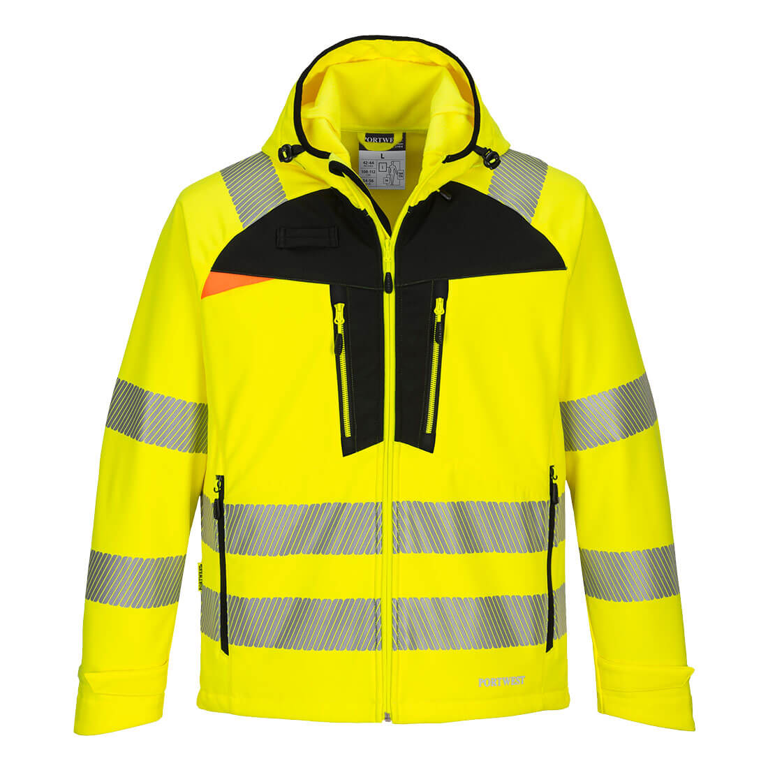 Chaqueta Softshell De Alta Visibilidad Dx4 / Xxl / Amarillo-negro_0