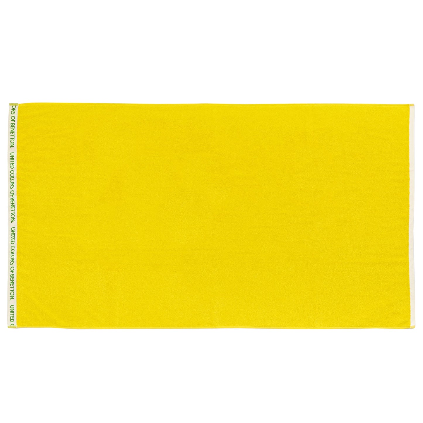 Toalla De Playa 90x160cm 380gsm 100% Algodón Velour Amarillo Rainbow