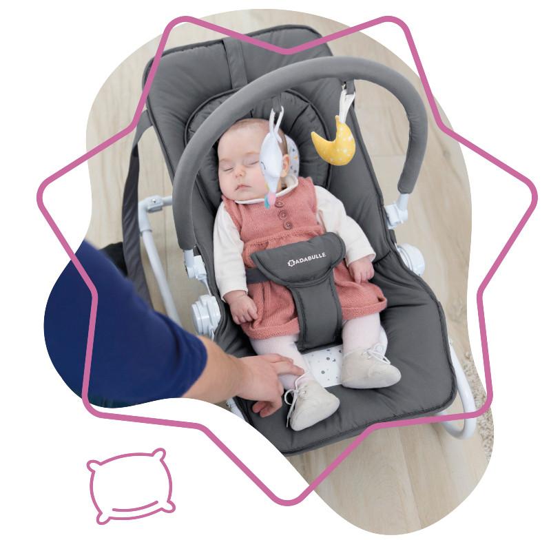 Cadeira de baloiço de rede fixa Easy Moonlight ou Babymoov