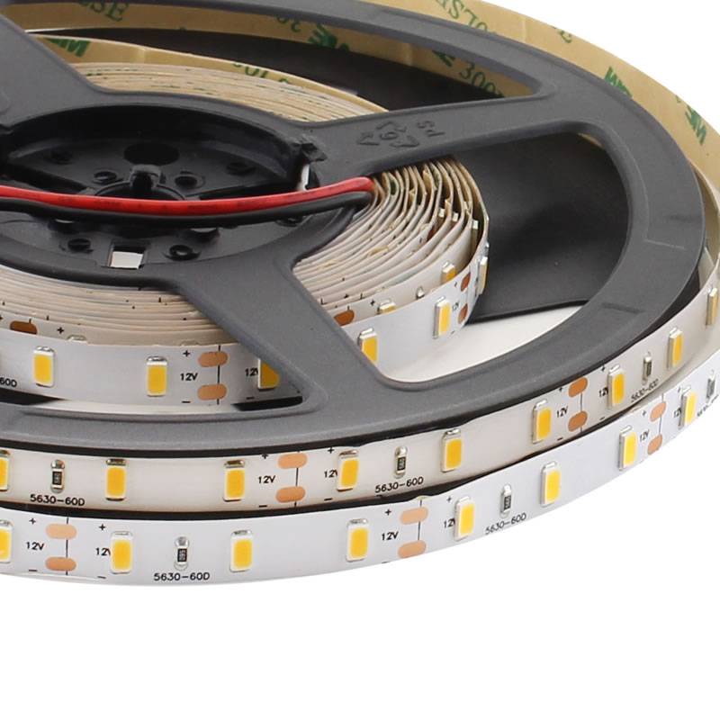 Tira Led Hq Monocolor Smd5630, Chipled Samsung, Dc12v, 5m (60led/m),75w, Ip68 Nano Waterproof, Blanco Frío_0
