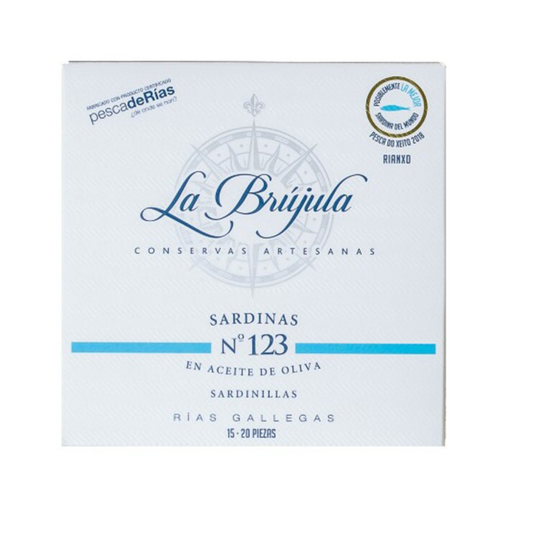 Sardinhas do xeito em azeite nº 123 La Brujula 110 g