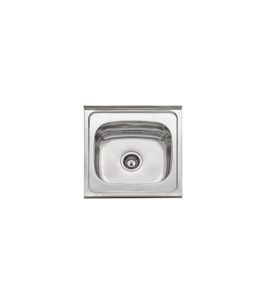 Fregadero De Un Seno Para Mueble Con Orificio Modelo Finlandia, 15 Cm(alto)51-34-36,5 Cm(a_0