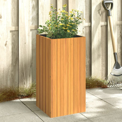 Jardinera De Madera Maciza De Acacia 45x45x90 Cm_1