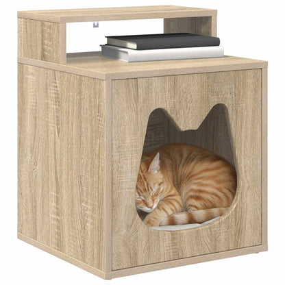 Casa Para Gatos Sonoma 42,5 X 40 X 53,5 Cm Madera De Ingeniería_2