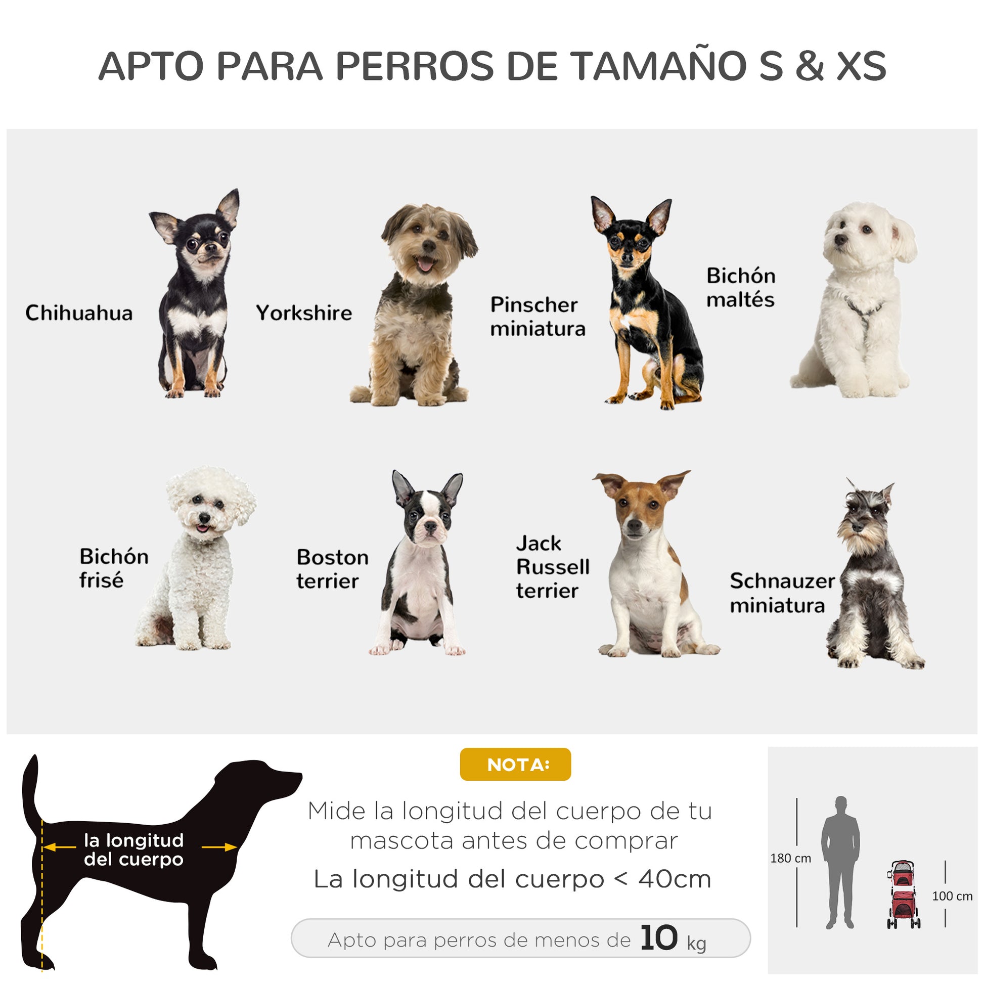 Pawhut Cochecito Para Mascotas 2 Niveles Plegable Con Solo Un Clic 82x48x92 Cm_3