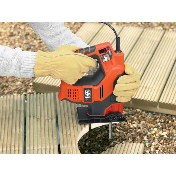 Serra Scorpion 500W AutoSelect + 3 lâminas e estojo Black+Decker RS890K-QS