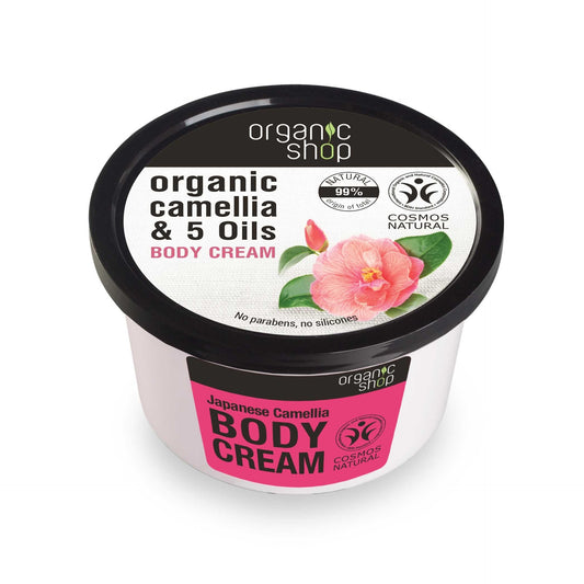 Creme Corporal de Camélia Japonesa Organic Shop 250 ml