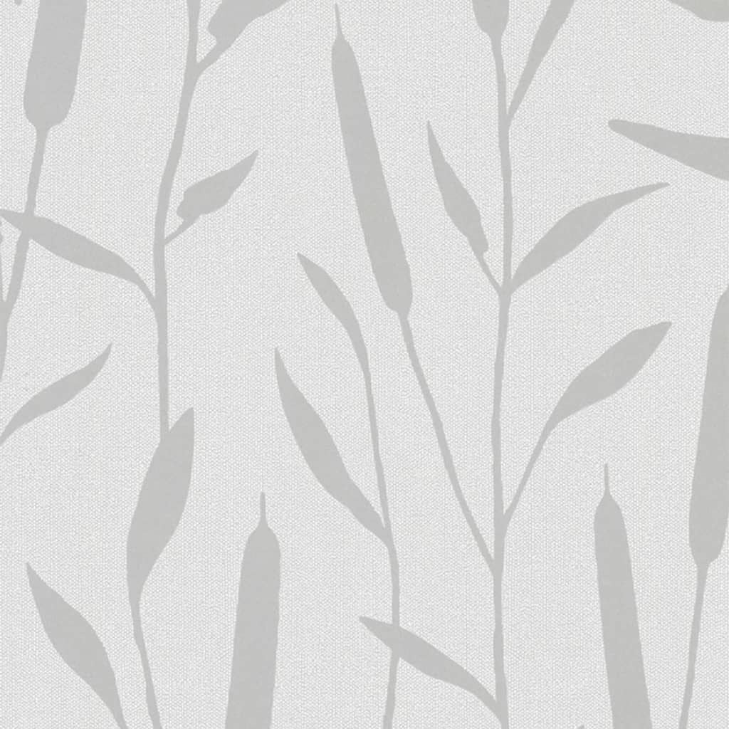 Noordwand Papel De Pared Topchic Reed Plumes Gris Metalizado_1