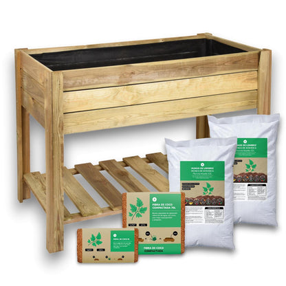 Pacote Jardim Urbano Faura + Substrato Planeta Huerto