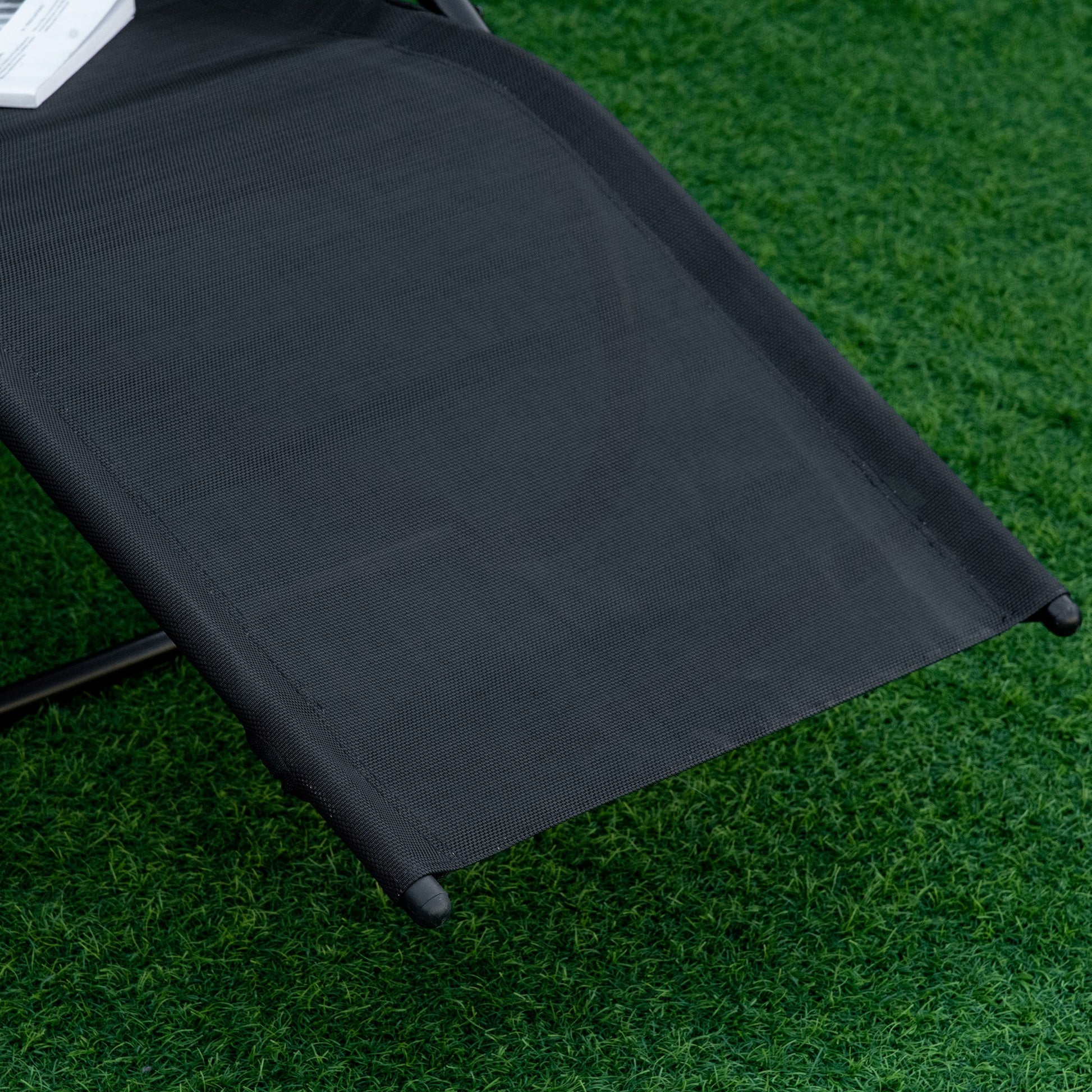 Outsunny Juego De 2 Tumbonas De Jardín Relax Con Reposapiés 160x59,5x83 Cm Negro_4