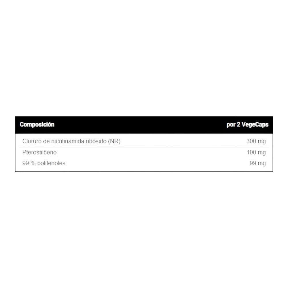 Nad+ & Pterostilbene - 60 Cápsulas - Antioxidantes - Vitobest_1