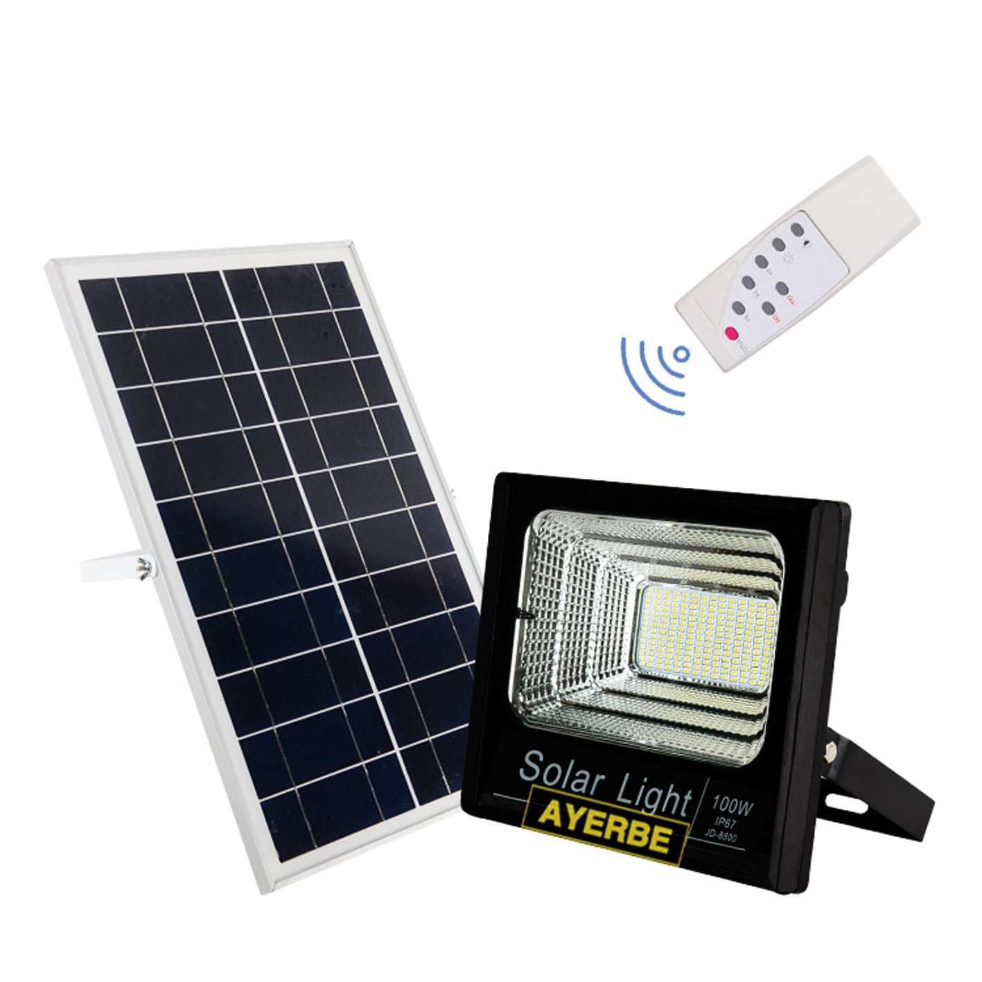 Ayerbe - 620650 - Foco Solar 200 W Con Mando A Distancia_0