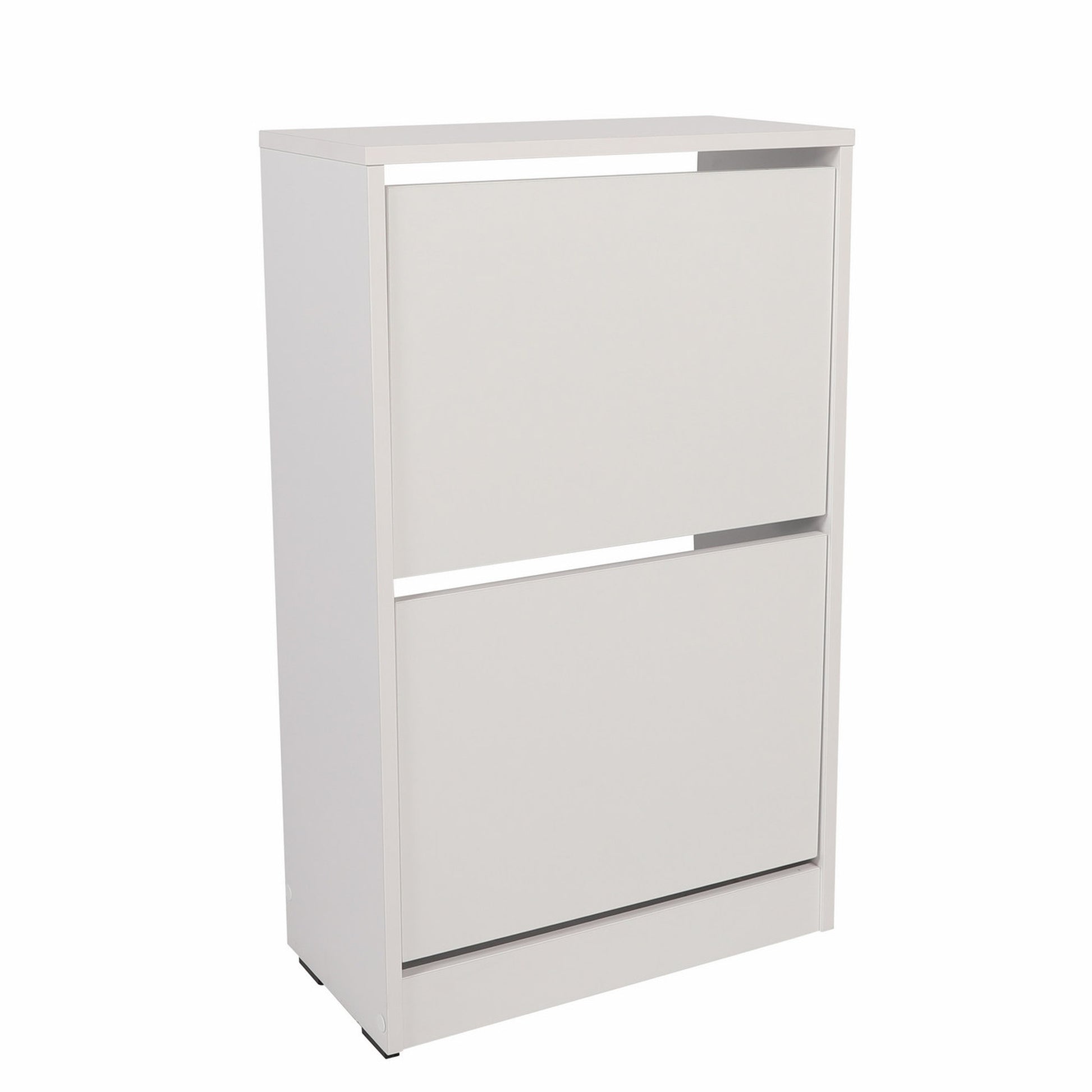 Zapatero,100% Tablero De Aglomerado Rechapado En Melamina, Color Blanco