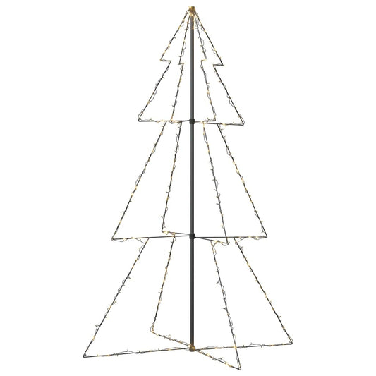 Árbol De Navidad Cono 240 Leds Interior Exterior 118x180 Cm_0